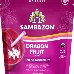 Sambazon, Dragon Fruit Cubes, 12 Ounce